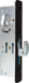 1-1/8in Hook Bolt, Flat Faceplate, DU/SP313 Anodized Dark Bronze