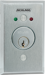 Key Switch SPDT Maintained or Momentary (Single Pole Double Throw), 2 LED's (Red and Green), 12/24VDC, Stainless Steel 630