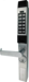 Networx Prox Reader & Keypad Narrow Lever Trim for use with Adams Rite 4700/4500/4900, Weather Proof, 2000 Users, 40,000 Event Audit Trail and 500 Scheduled Events, 626/US26D Satin Chrome
