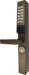 Trilogy T3 Prox Reader & Keypad Narrow Stile Lever Trim for use with Adams Rite 4700/4500/4900, Vandal Resistant, Weather Proof, 2000 Users, 40,000 Event Audit Trail and 500 Scheduled Events, 613/US10B Oil Rubbed Bronze