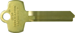 Best NS Key Blank, R Keyway, Do not Duplicate, No Border