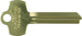 Best NS Key Blank, TE Keyway, Do not Duplicate, No Border