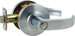 Grade 1 Privacy Curved Lever, ANSI Strike (4-7/8in x 1-1/4in), 2-3/4in Backset, 626/US26D Satin Chrome
