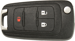 GM 3 Button Flip Key