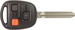 Toyota 3 Button Remote Head Key