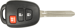 Toyota 3 Button Remote Head Key