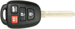 Toyota 4 Button Remote Head Key