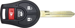 Nissan 4 Button Remote Head Key