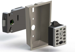 Steel Locker Recessed Handle Black