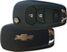Chevy Logo 3 Button Remote Flip Key U,L,T