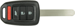 Honda 4 Button Remote Head Key