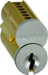 SFIC Core, 7 Pin Uncombinated, Best Prep A Keyway, Uses Spring Cover (7-Pin A12639-002-00), 606/US4 Satin Brass