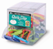 Quik Clip 1in w/Ring Assorted 40/Box