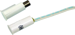 3/8in Recess (Flush Mount) Contact Press to Fit Closed, 1in Plus Gap, 12in Leads, #22 Gauge, Closed Loop (N/O), White