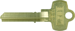 Best Peaks Series NS Key Blank, B2 Keyway, Do not Duplicate, No Border