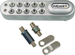 Electronic Cam Cabinet Lock, Horizontal Left Hand Mount, 3/8in to 1-1/8in Spindle Length, Upgraded Batteries, 628/SG Silver Grey Finish