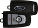 Ford 4 Button Side Mill PEPS Fob L,U,P,SD