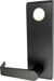 Exit Trim - Classroom Lever x Escutcheon, Less Cylinder, 695/SP313 Powder Coated Dark Bronze