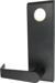 Exit Trim - Nightlatch Lever x Escutcheon, Less Cylinder, 695/SP313 Powder Coated Dark Bronze