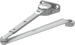 4040XP Hold-Open Arm, Templated Stop/Hold Points, 689/AL Aluminum Powder Coat