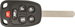 Honda 6 Button Remote Head Key