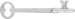 Bit Key Steel/Zinc Indefinite