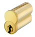 SFIC 7-Pin Uncombinated A Keyway, Satin Brass 06