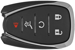 GM 5 Button Prox Remote