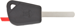Shell Key No Chip Subaru DAT17T13