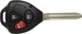 Toyota 3 Button Remote Head Key G
