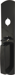 Thumb Piece Trim, Pull Handle, Thumb Piece on Plate for 98-99 Rim and Vertical Rod Exits, 693/622/SPBLK Sprayed Flat Black