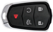 Cadillac 5 Button Prox Fob L,U,P,RS,T