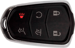 Cadillac 6 Button Prox Fob L, U, P, RS, RG/H
