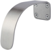 Arm Pull, 1/8in Stainless Steel, 1-1/2in Wide x 4-1/2in Projection, 2in Mounting Base, 630/US32D Stainless Steel