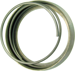 5/16in Collar Ring for Regular Mortise Cylinder, 626/US26D Satin Chrome