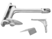 UL Gravity Door Coordinator, 7in Projection, 626/US26D Satin Chrome