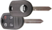 Ford Boss 302 Logo 4 Button Remote Head
