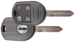 Lincoln Logo 4 Button Remote Head Key