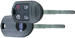 Ford 4 Button Remote Head Key Side Mill