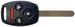 Honda 4 Button Remote Head Key