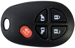 Toyota 5 Button Remote