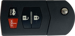 Mazda 4 Button Remote Head Key