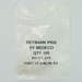 No.6 KeyMark X4 SFIC Top Pin, Bag of 100