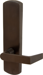 06 Dummy Lever Trim, Rigid for All 98/99 Series Rim, Vertical Rod and Mortise Exits, LHR Left Hand Reverse/Reversible Handing, 613/US10B Satin Bronze-Oil Rubbed