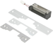 Universal Electric Strike 12/24VDC, Fail-Secure or Fail-Safe, Includes 3 Faceplates