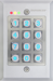 Flush-Mount, Stand-Alone Vandal Resistant Flush-Mount Outdoor Keypad 1100 Users, 12-24V AC\DC, 2 Relay Output