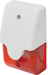 Mini Strobe with 110dB Siren 6-15VDC Red