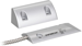 Overhead Door Magnetic Contact, 2-34in Gap, 24in Leads, Rounded Bracket, NC