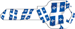 Happy Keys Quebec Flag