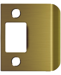 1.5in x 2-1/4in Extended Full Lip Strike, 605/US3 Polish Brass